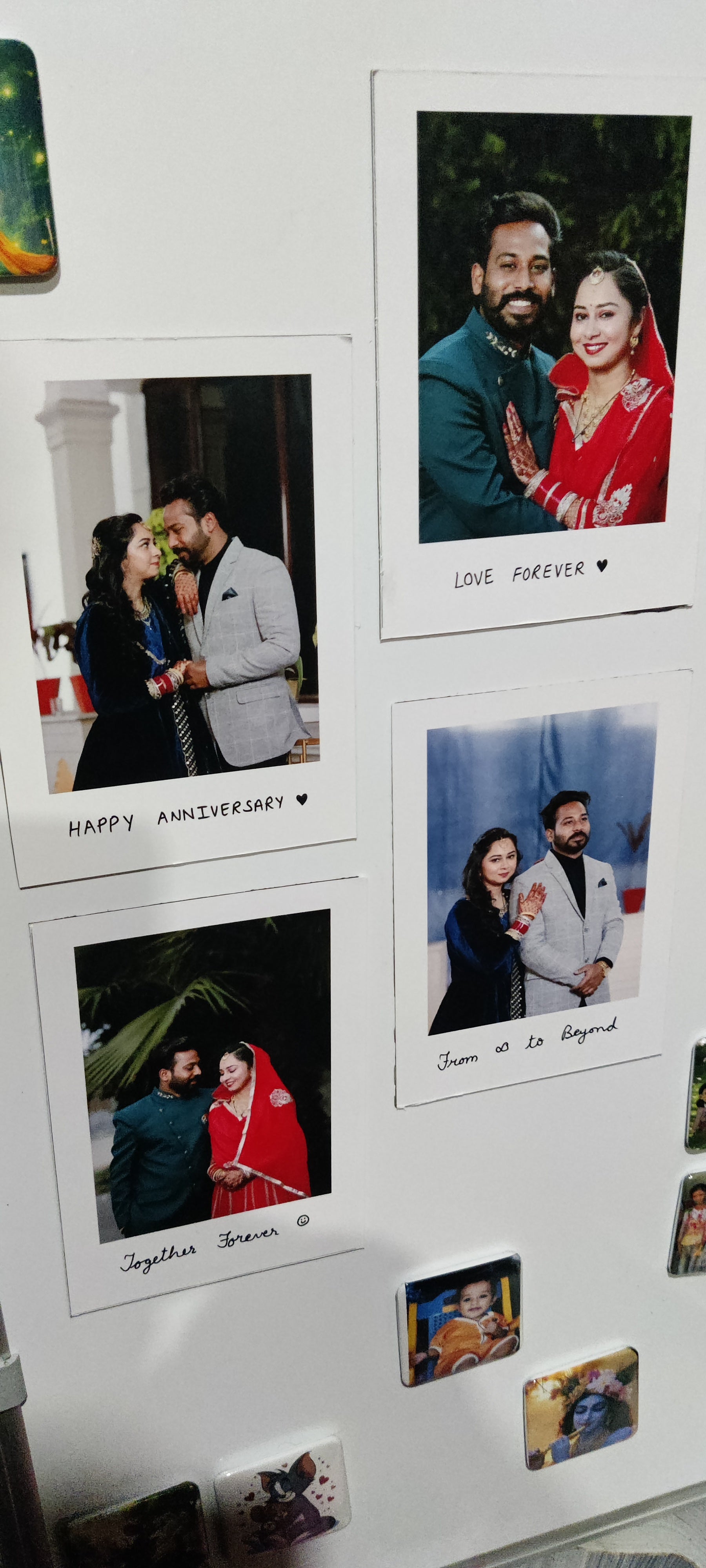 Customized Magnetic Polaroid Photos