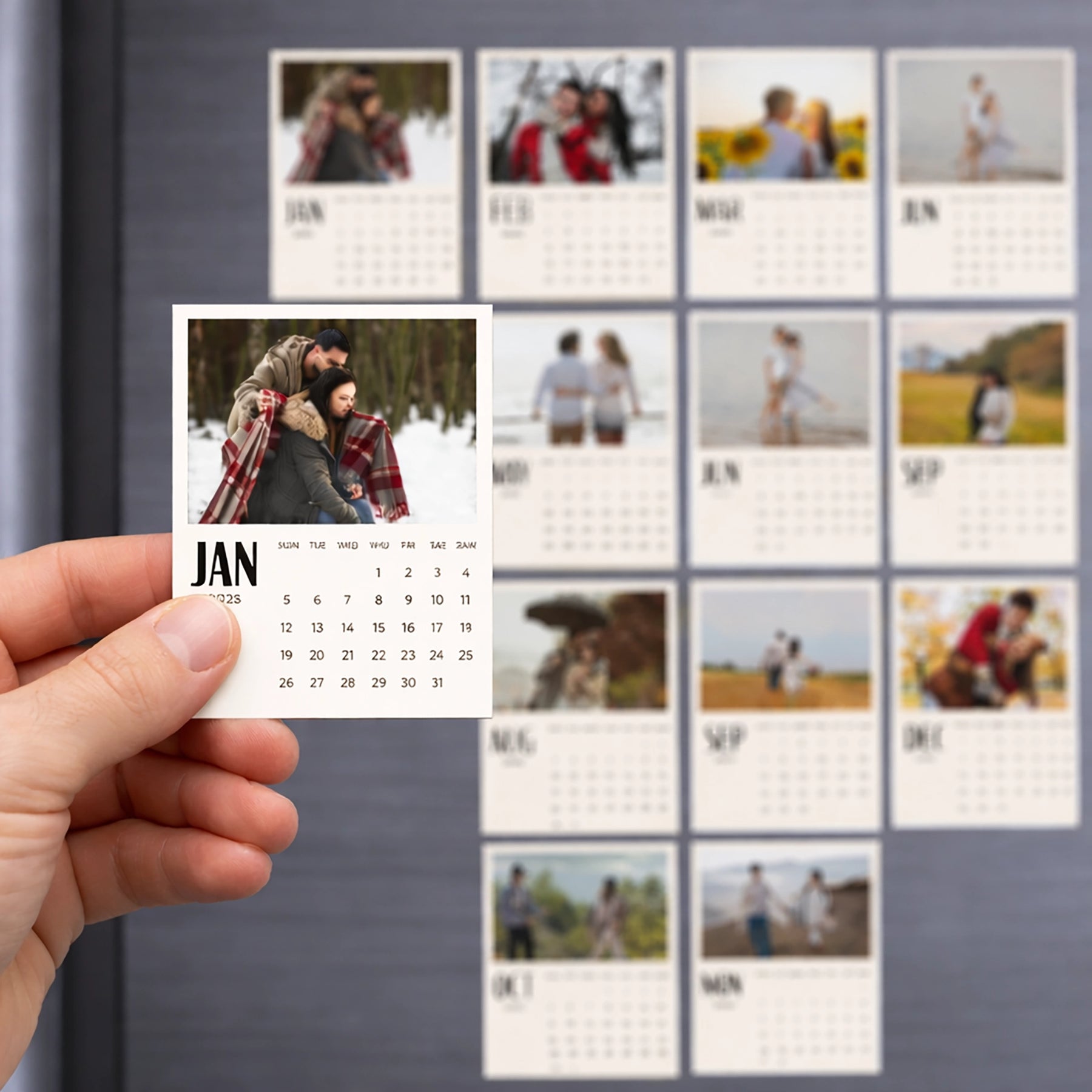 Customized Magnetic Calendar | Magnetic Calendar 2026 | With Stand